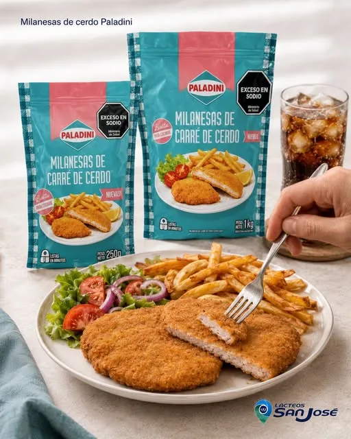 Milanesas de cerdo Paladini